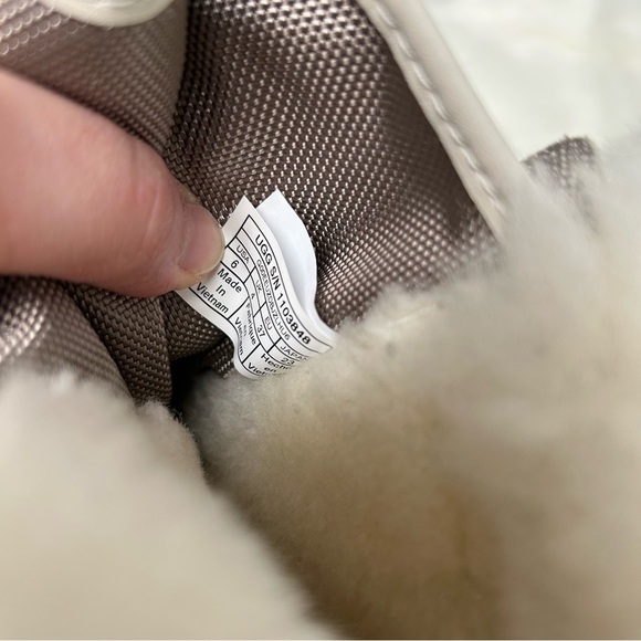 Ugg Tahoe Waterproof Boots in Cream - Picture 9 of 13